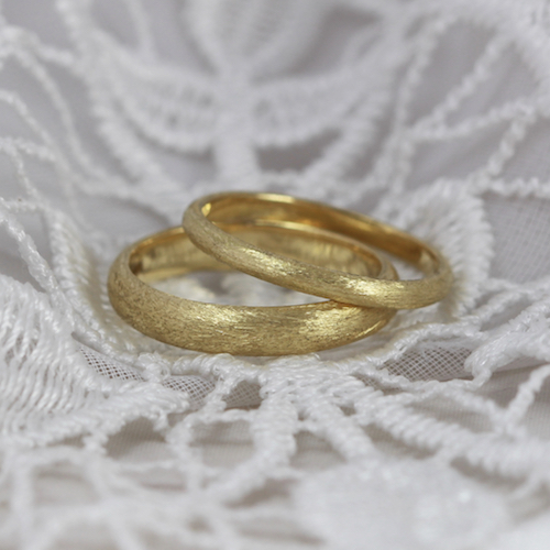 His and Hers 18ct Yellow Gold Rings Custom Jewellery